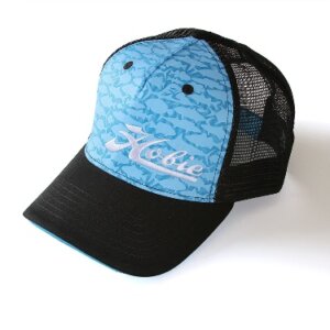 Hat, Fish Pattern Blue/black