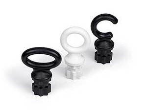 RAILBLAZA HOOK25 PAIR WHITE