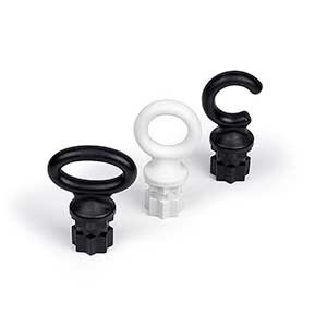 RAILBLAZA HOOK25 PAIR WHITE