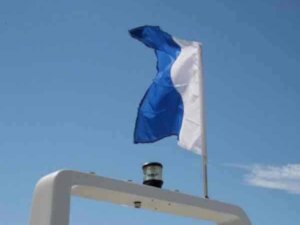 Railblaza Flag pole 800mm White Mount