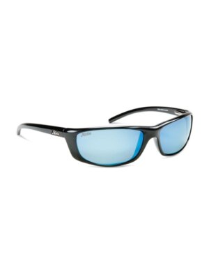 CABO - SHINY BLACK GREY W. COBALT BLUE MIRROR LENS