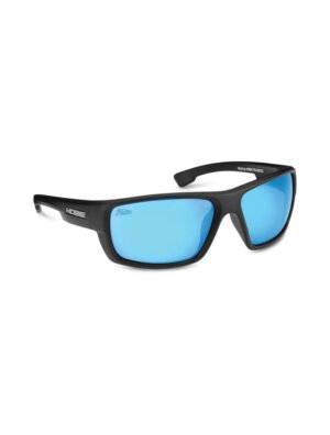 MOJO - SATIN BLACK GREY W. COBALT MIRROR LENS
