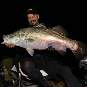 Hobie Kayak Fishing Barra Action Hobie Kayak Fishing Barra Action