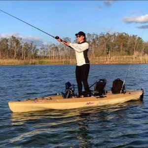 Hobie Kayak Fishing Barra Action Hobie Kayak Fishing Barra Action