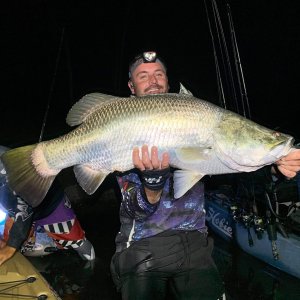 Hobie Kayak Fishing Barra Action Hobie Kayak Fishing Barra Action