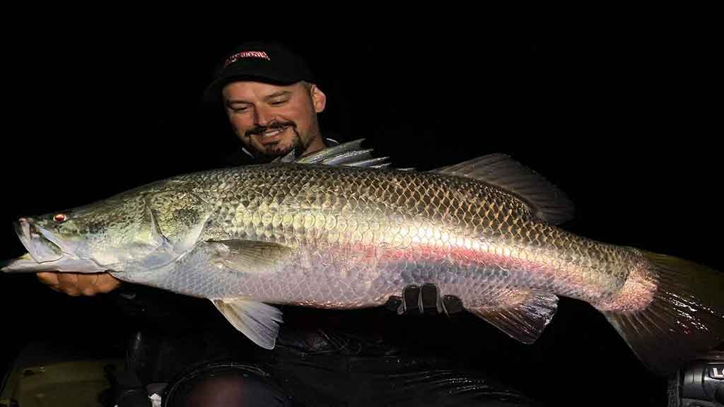 Hobie Kayak Fishing Barra Action