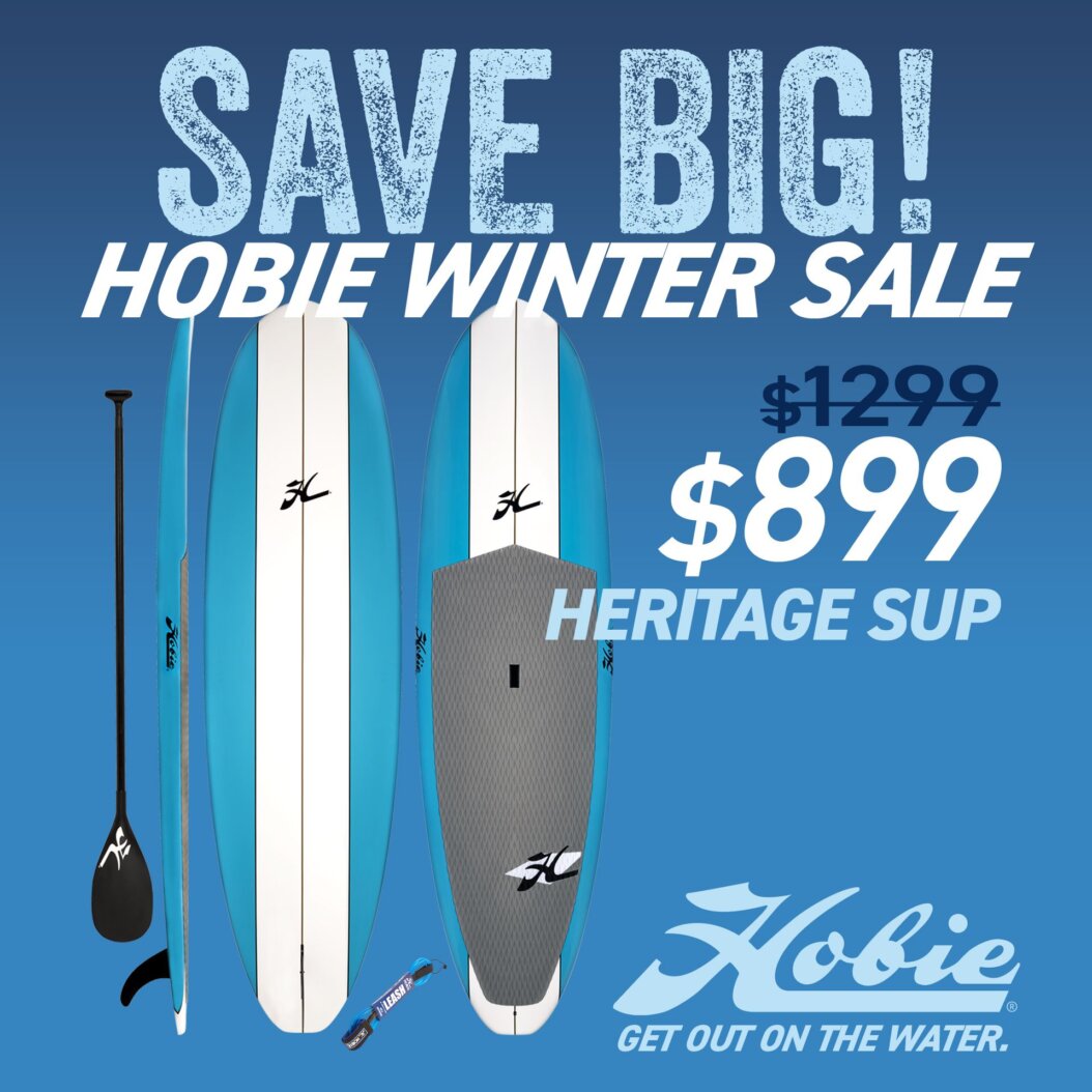 Hobie Heritage Stand Up Paddle Board Package Sunstate Hobie