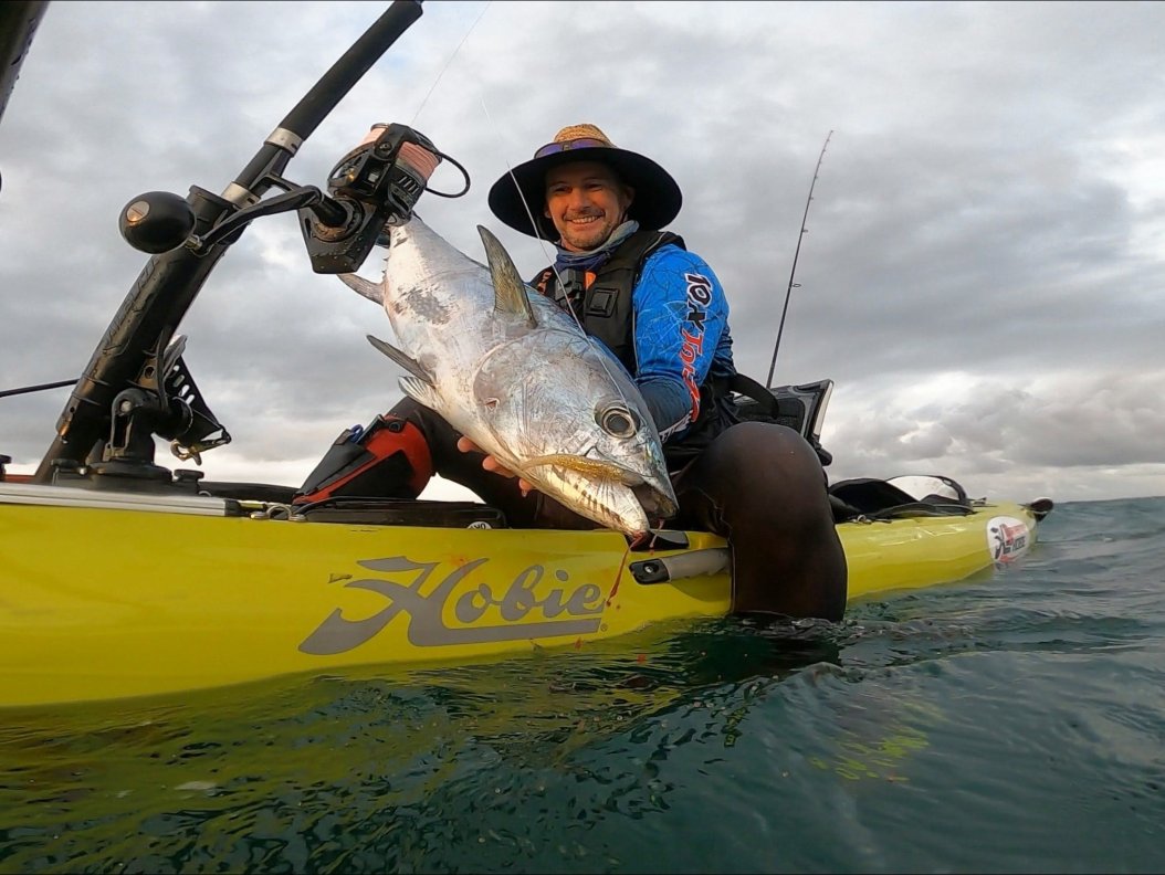 Hobie Revolution kayak with Tuna on-board