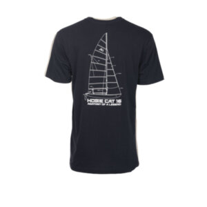 Hobie T Shirt Short Sleeve Anatomy Navy