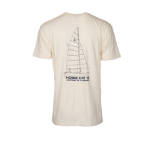 Hobie T Shirt-Short Sleeve Anatomy Vintage White