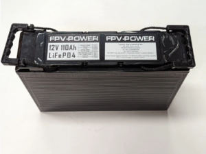 FPV Power Slimline 12v 110AH Battery LiFep04