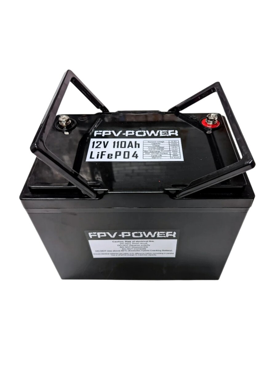FPV Power LiFePo4 12V 110AH FPV Power LiFePo4 12V 110AH