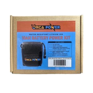 Orca Power 12V 10Ah Lithium-Ion Battery Power Kit orca power 10ah