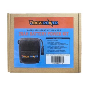Orca Power 12V 20AH Lithium-Ion Battery Power Kit (9)
