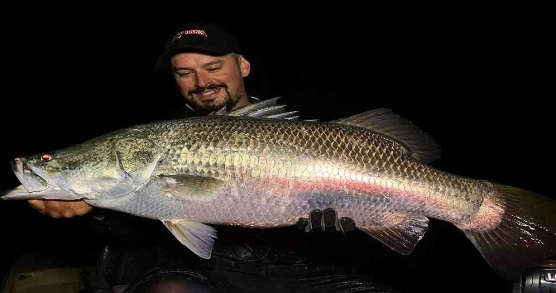 Hobie Kayak Fishing Barra Action